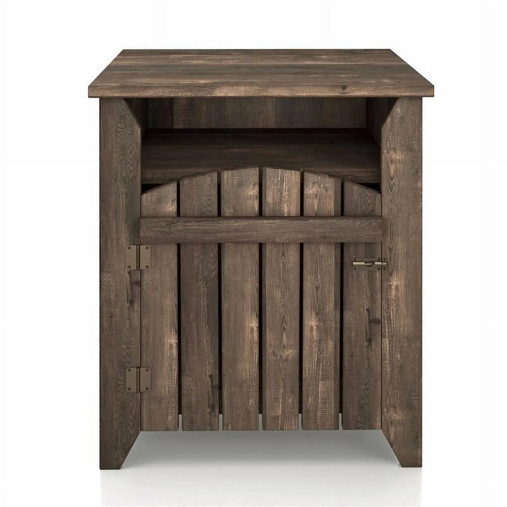 Oak Wood Storage Coffee Table and End Table Set O307