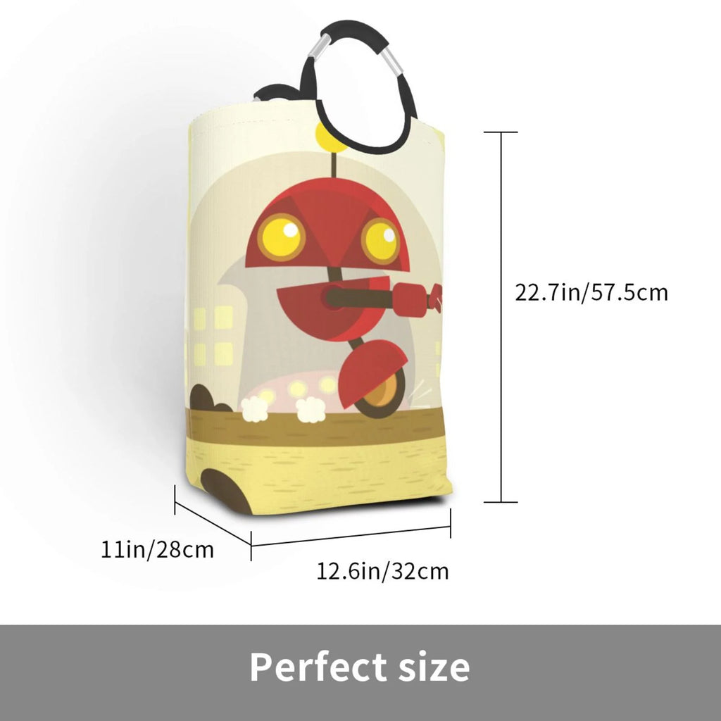 50L Rectangular Waterproof Foldable Laundry Hamper J8384