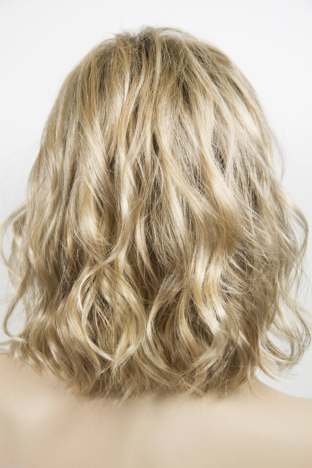 Wavy Blonde Brunette Red Grey Wigs B78967