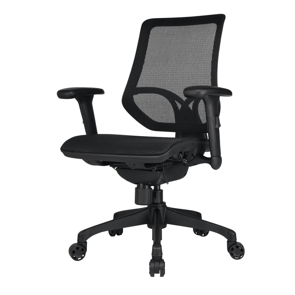 Black Ergonomic Mesh Mid-Back Task Chair R5243