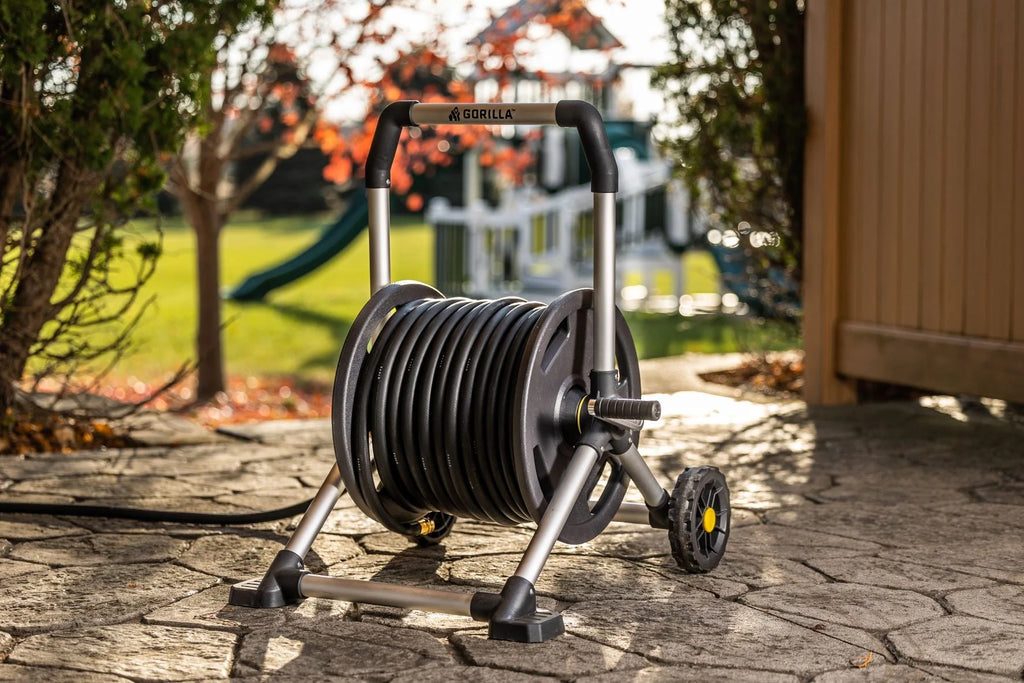 Aluminum Zero-Rust Upright Hose Reel F23396