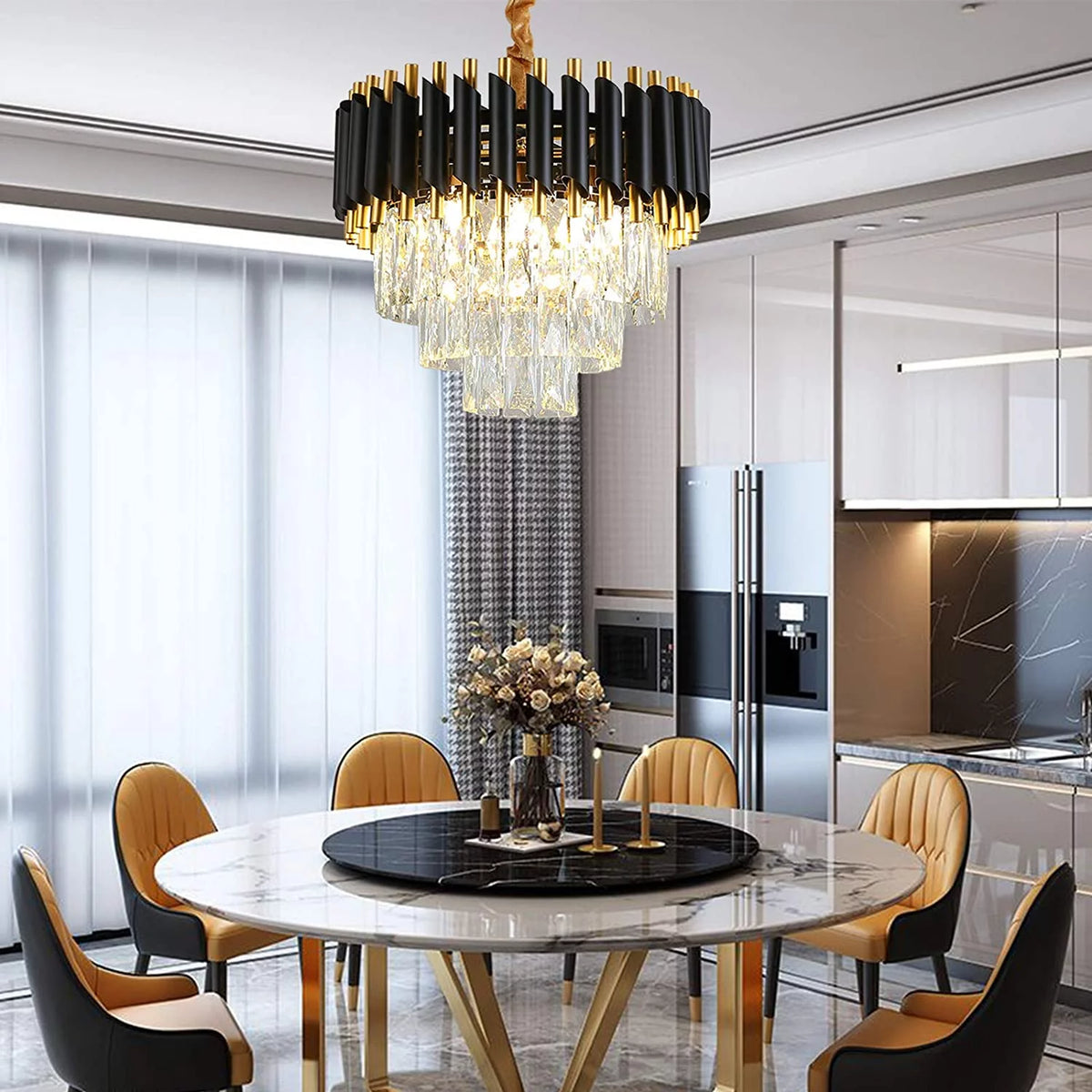 Modern Luxury Crystal Chandelier 4 Tiers Z791