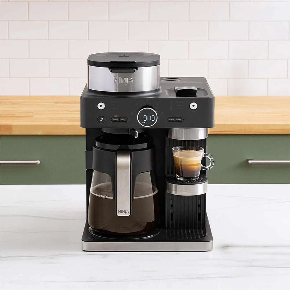 Black and Stainless Steel Espresso & Coffee System E203