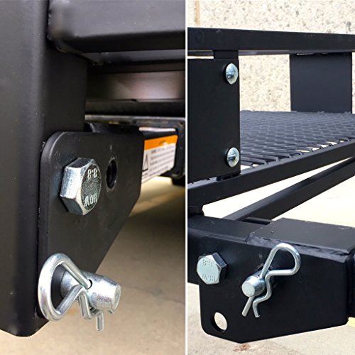 500 lb. Capacity Steel Hitch Mount Folding Cargo Carrier M1158