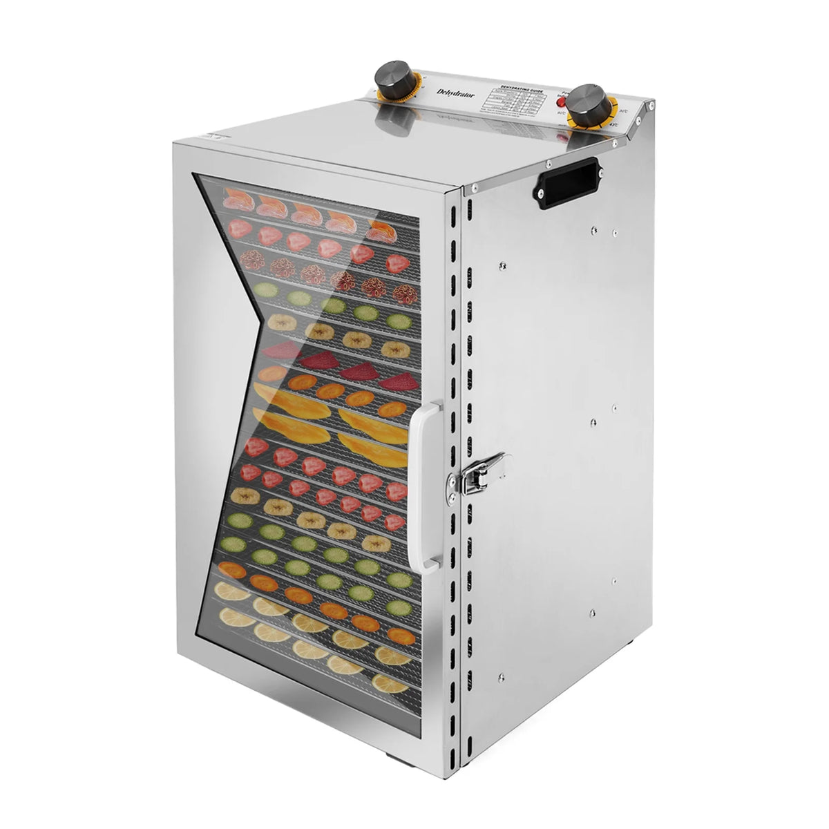 18 Trays Food Dehydrator 304 Stainless Steel F71542