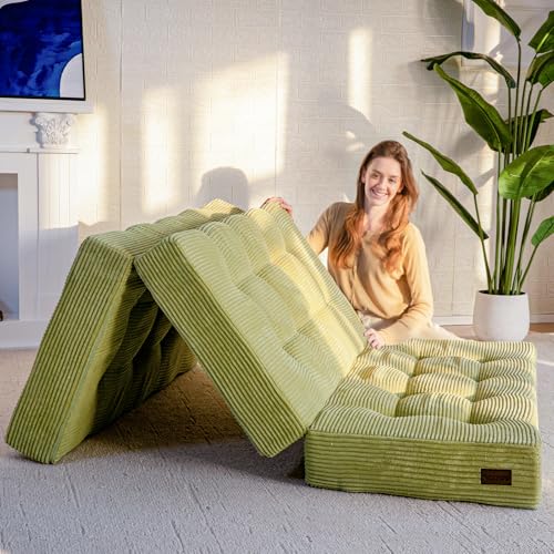 Black 6 Inch Full Foam Folding Mattress P8518