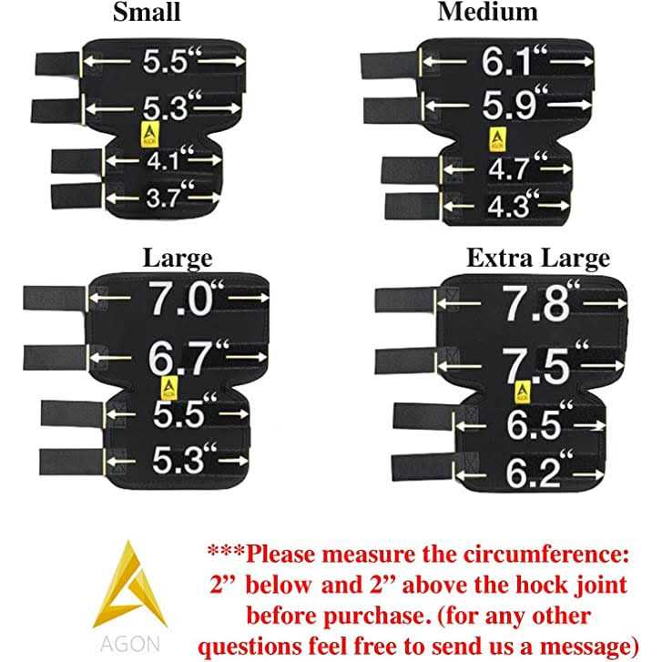 Dog Hock Brace Rear Leg Joint Wrap D461