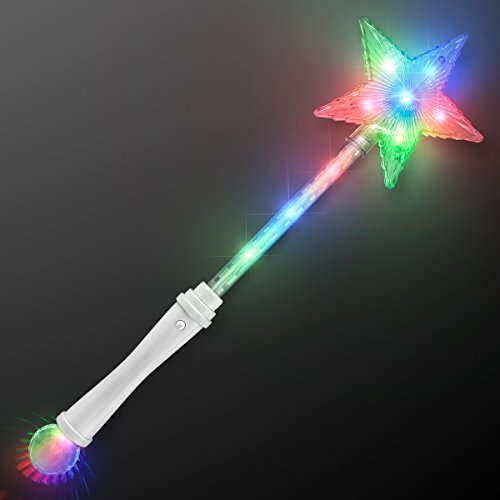 Light Up White LED Wand F50613