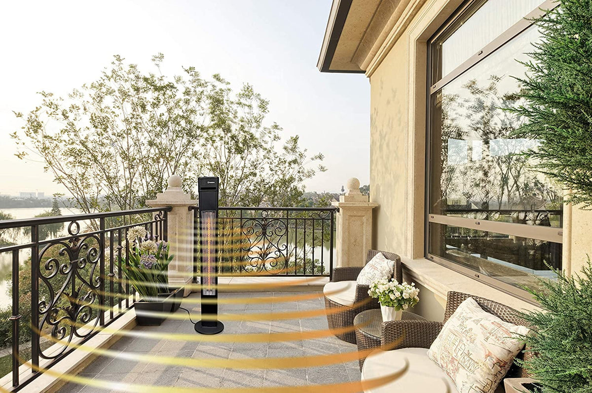 Infrared Electric Outdoor Heater Freestanding Q8406