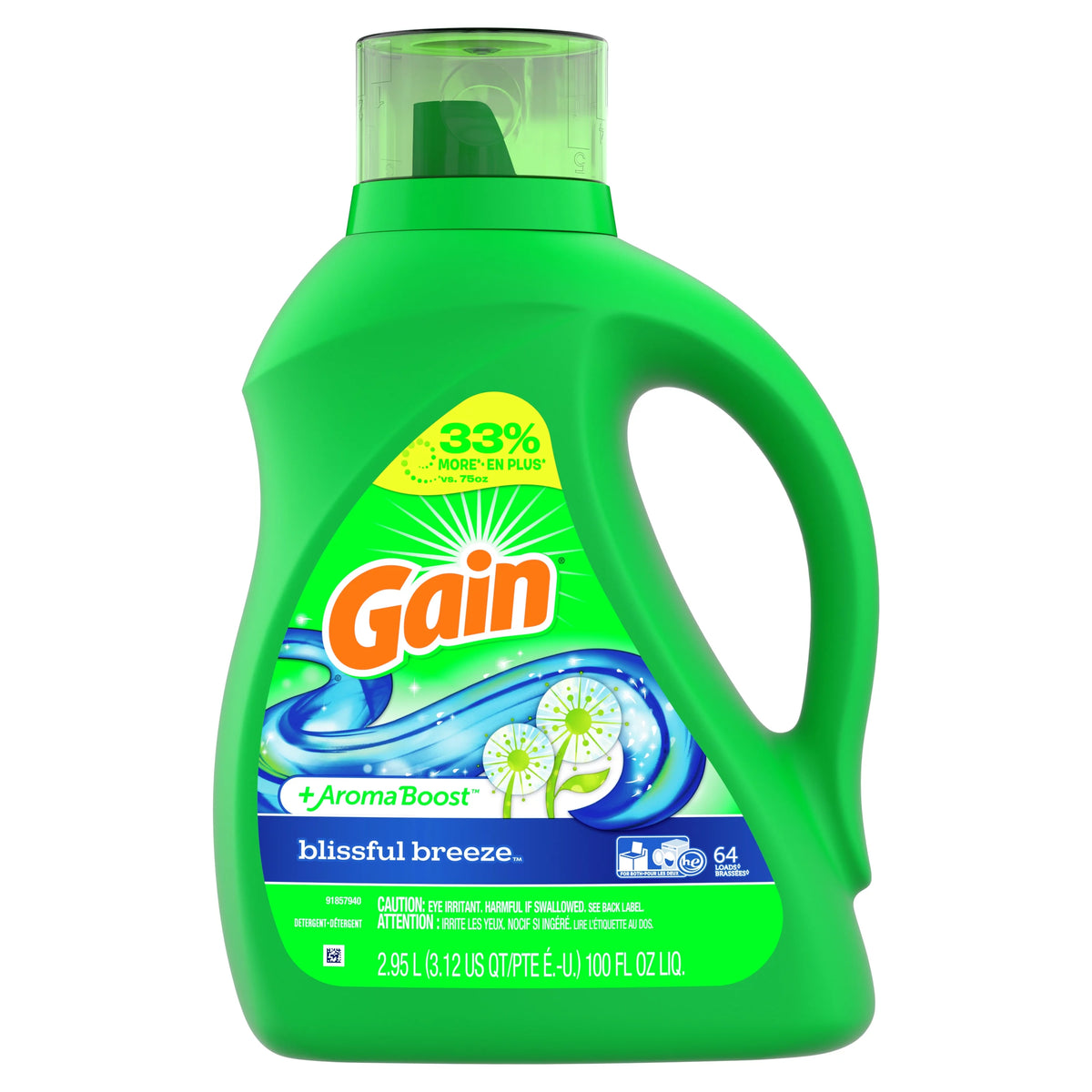 Liquid Laundry Detergent 64 Loads 100 Fl Oz B669707
