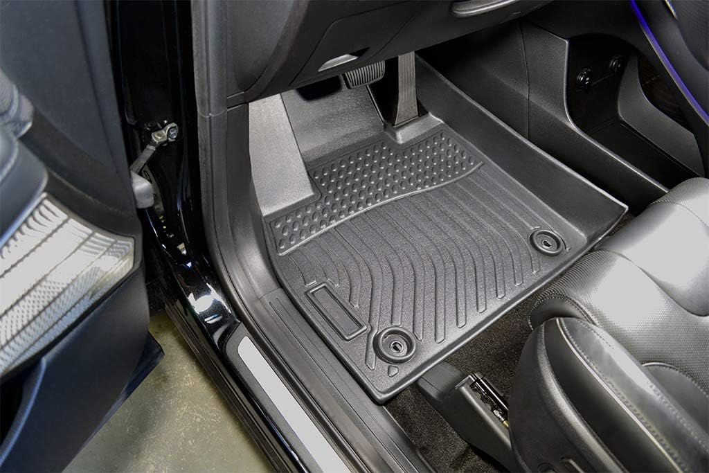 Heavy Duty Trunk Floor Mats for Hyundai Palisade 7 Seats 8 Seats Black O6030
