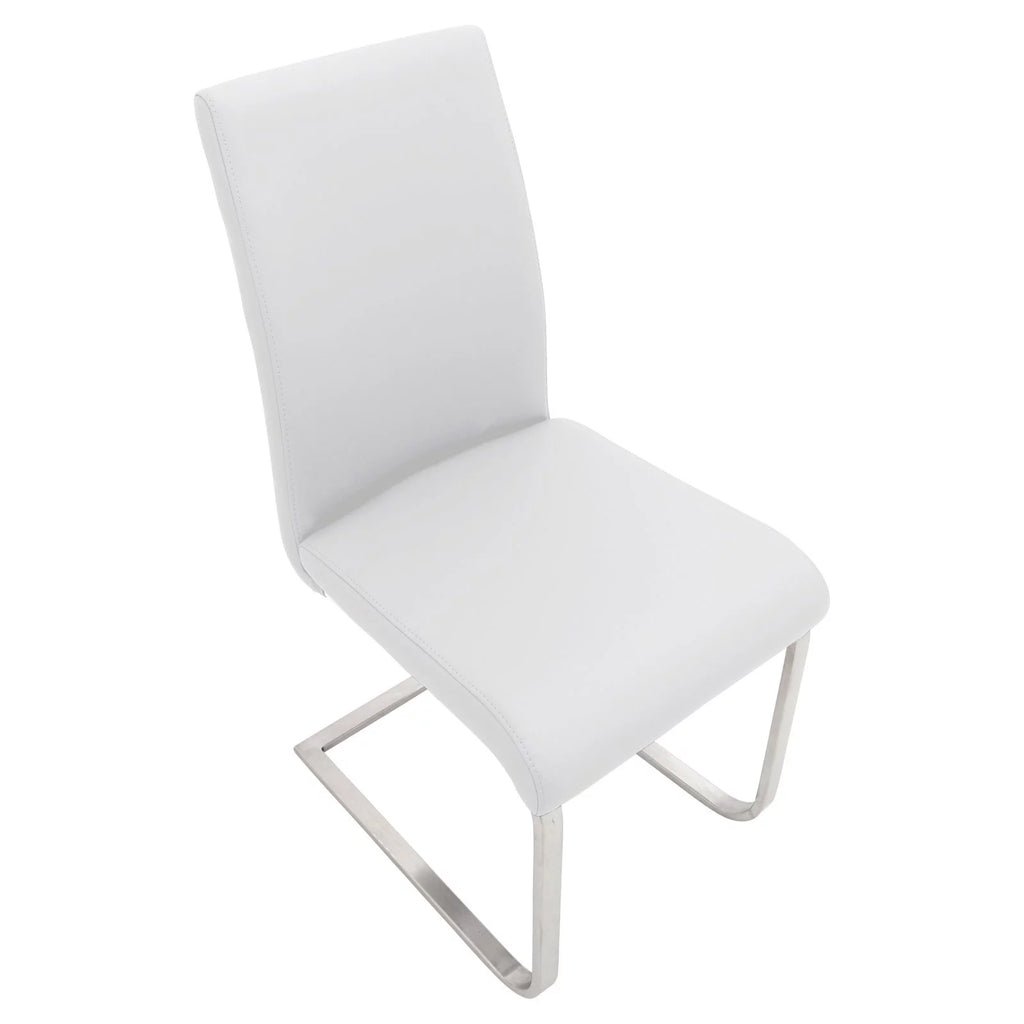 Set Of 2 White Dining Chair E793