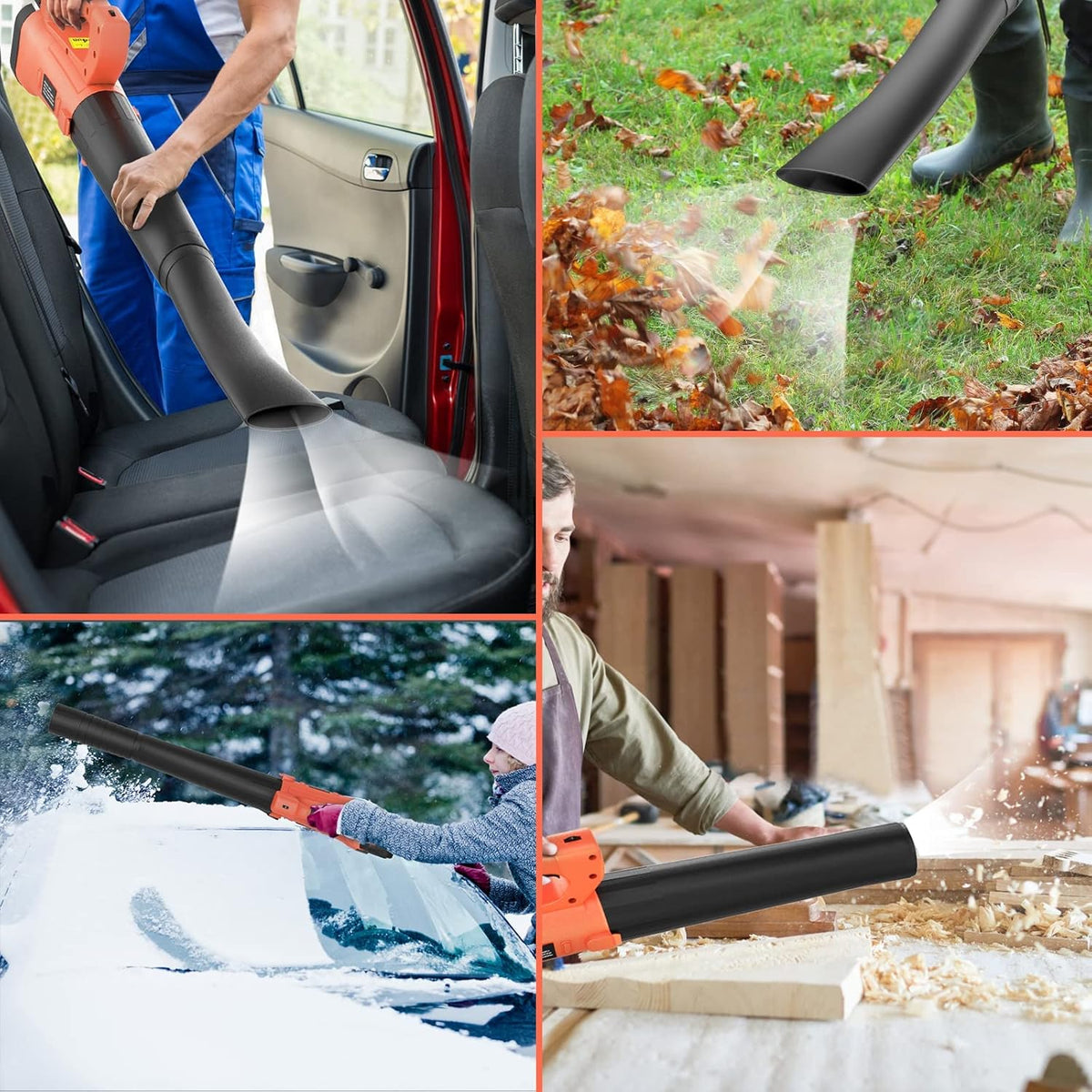 Cordless Leaf Blower with Battery and Charger P2778