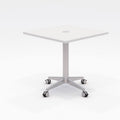 Square Pedestal Table with Casters Y703215
