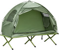 Compact Pop Up Folding Camping Cot Tent Combo Set V20279