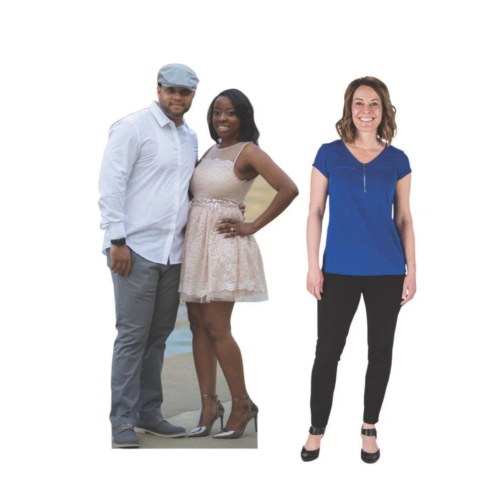 Custom Photo 2-Person Cardboard Stand-Up D93486
