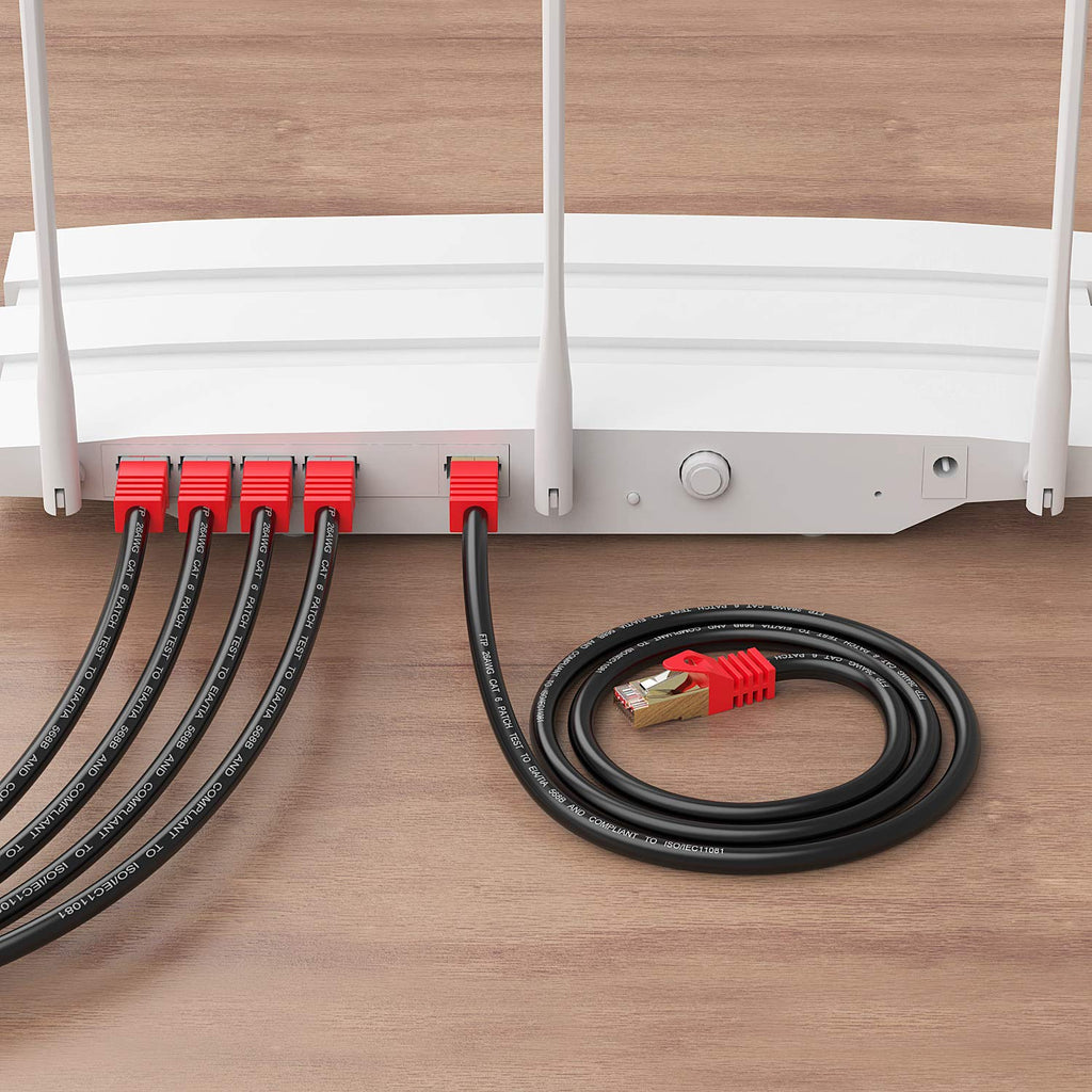 Outdoor Cat 6 Ethernet Cable 400ft 26AWG FTP Waterproof Direct Burial Q32766