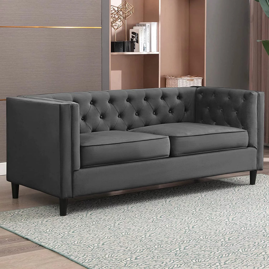 Velvet 3-Seater Sofa Y716