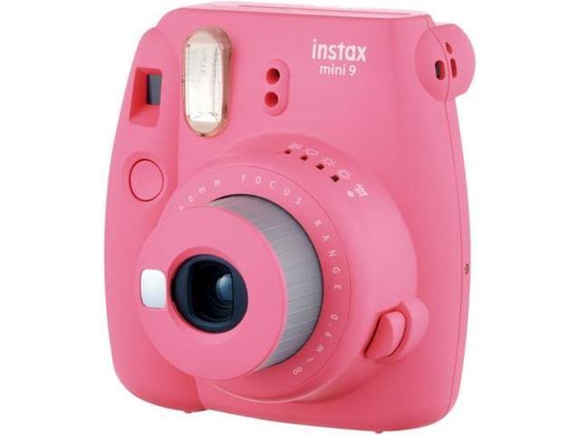 Flamingo Pink Instant Camera with 60 Pack Instant Films P923