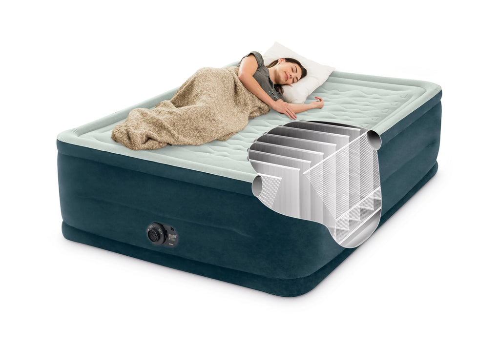 Queen Airbed Mattress with Internal Pump O894268