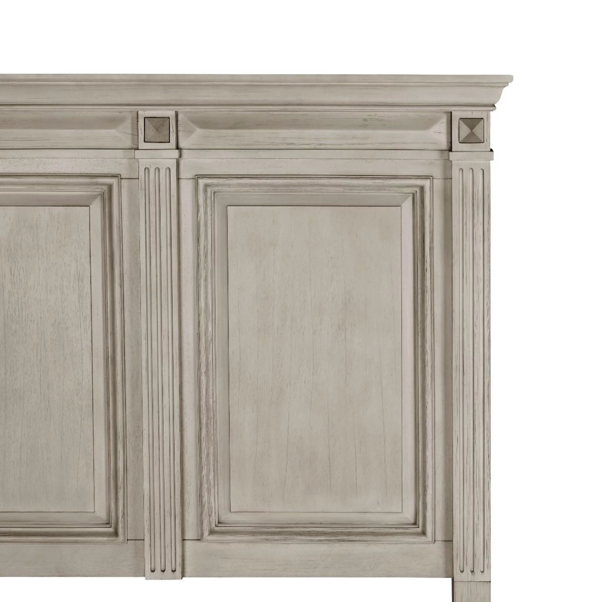 Queen Wood Bedroom Set with Dresser Mirror Nightstand Chest F43124