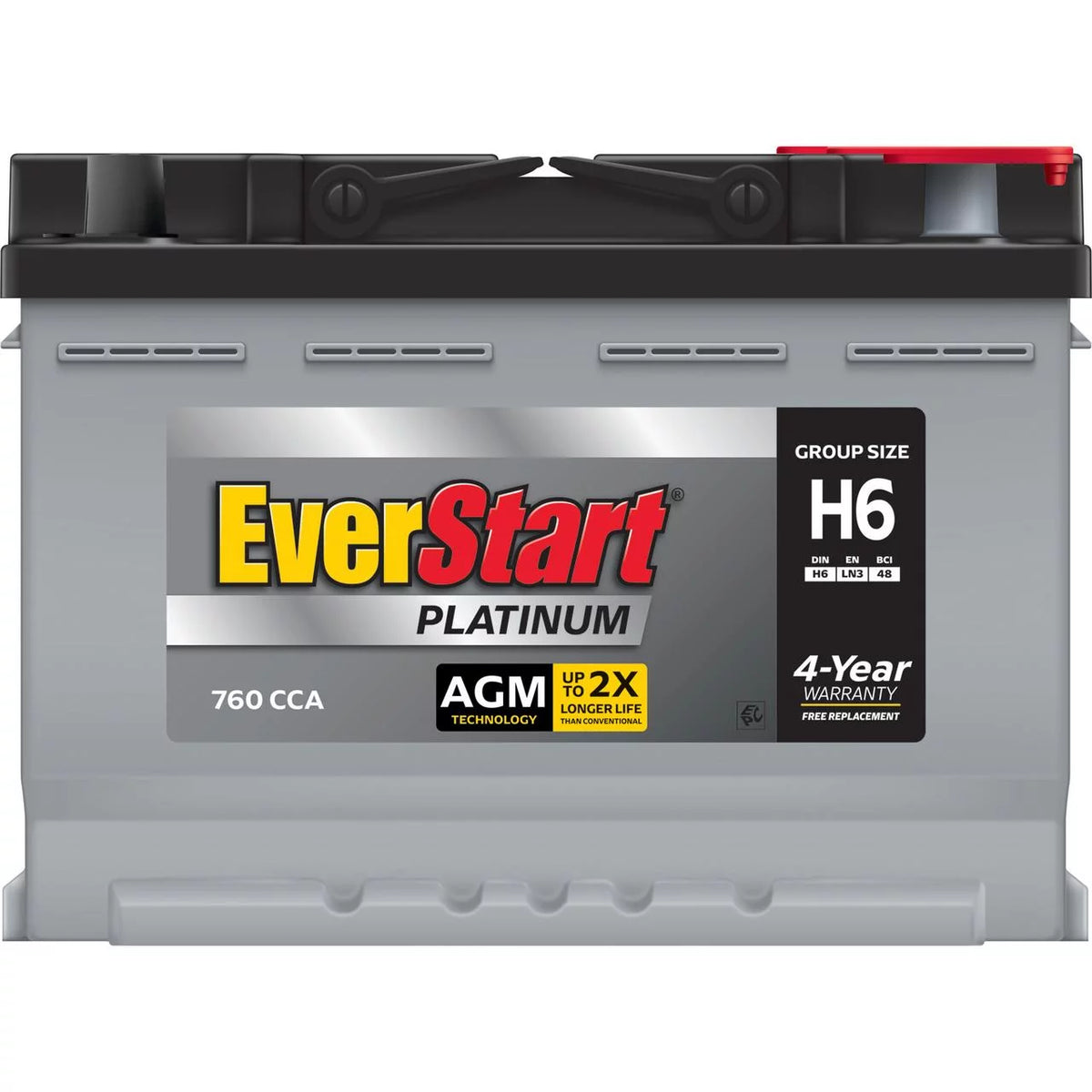 AGM Automotive Battery Group H6 12 Volt 760 CCA R184