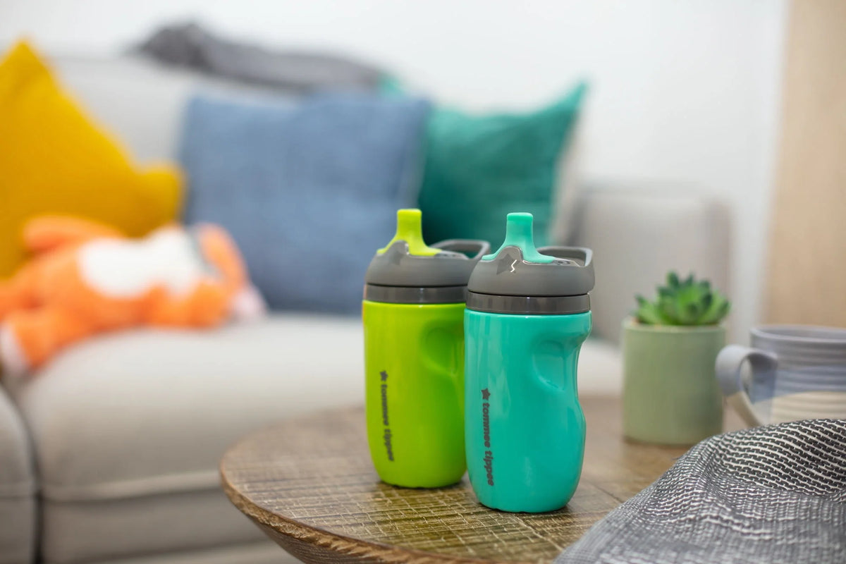 Insulated Toddler Water Bottle with Handle 9oz 2ct N9098