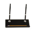 Leather Double Pen Stand Black K182