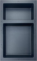 Black Matte Shower Niche Tile Template W209
