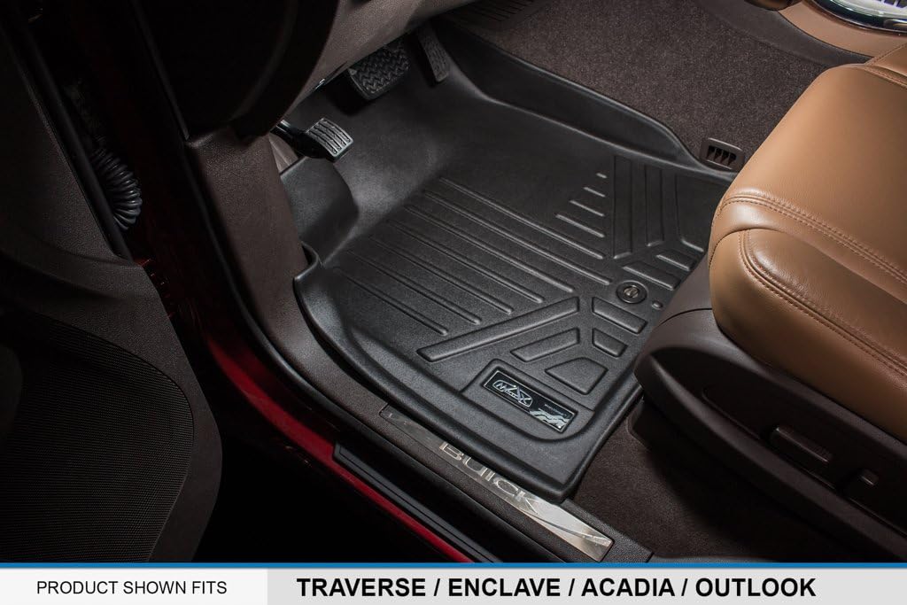 Black 2 Row Floor Mat Liner Set C211528