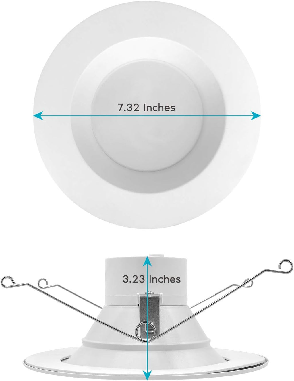 5/6 Inch LED Recessed Retrofit Downlight, 14W, Color Selectable, Dimmable, 16 Pack C2397