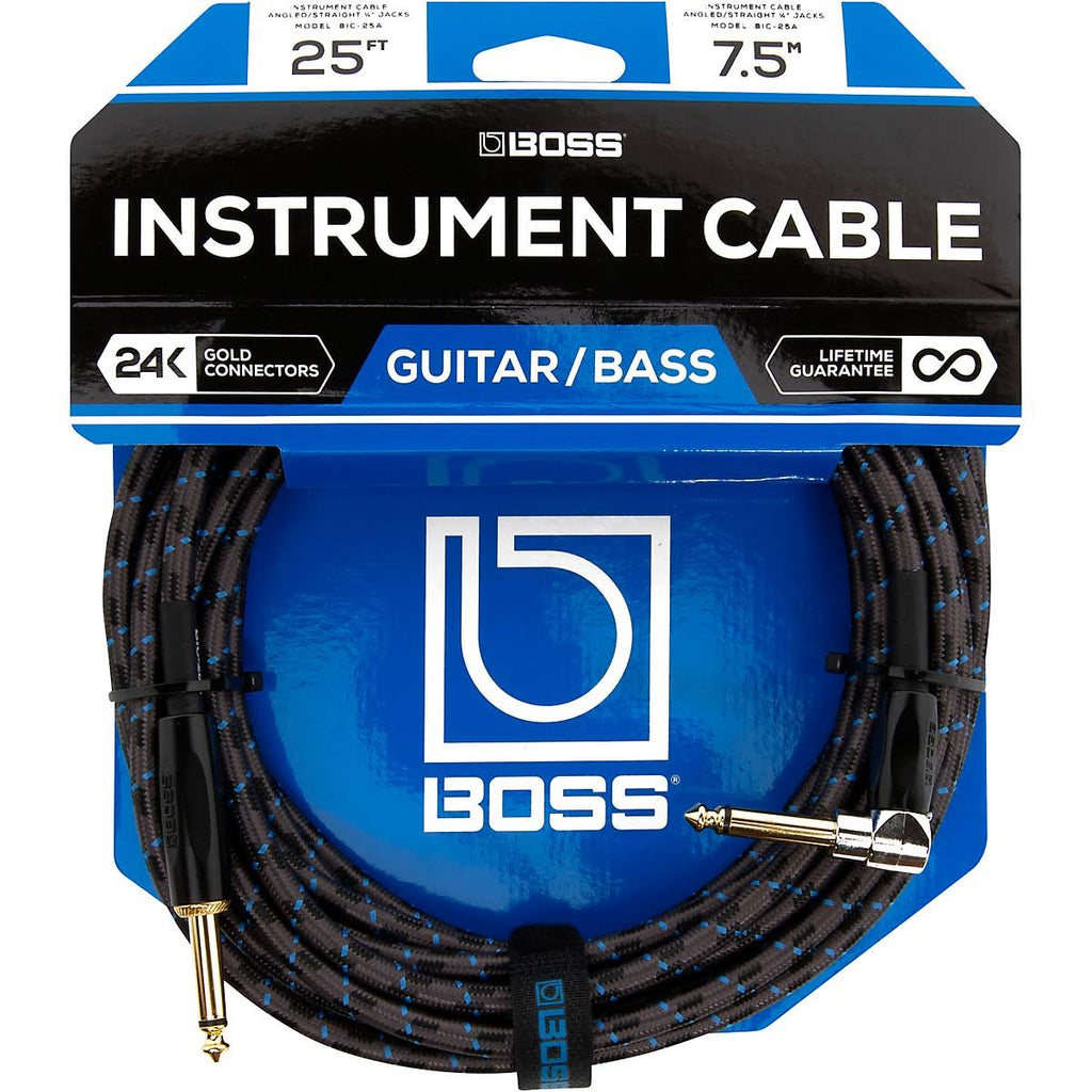 Angled to Straight Instrument Cable 25ft 2-Pack C5738