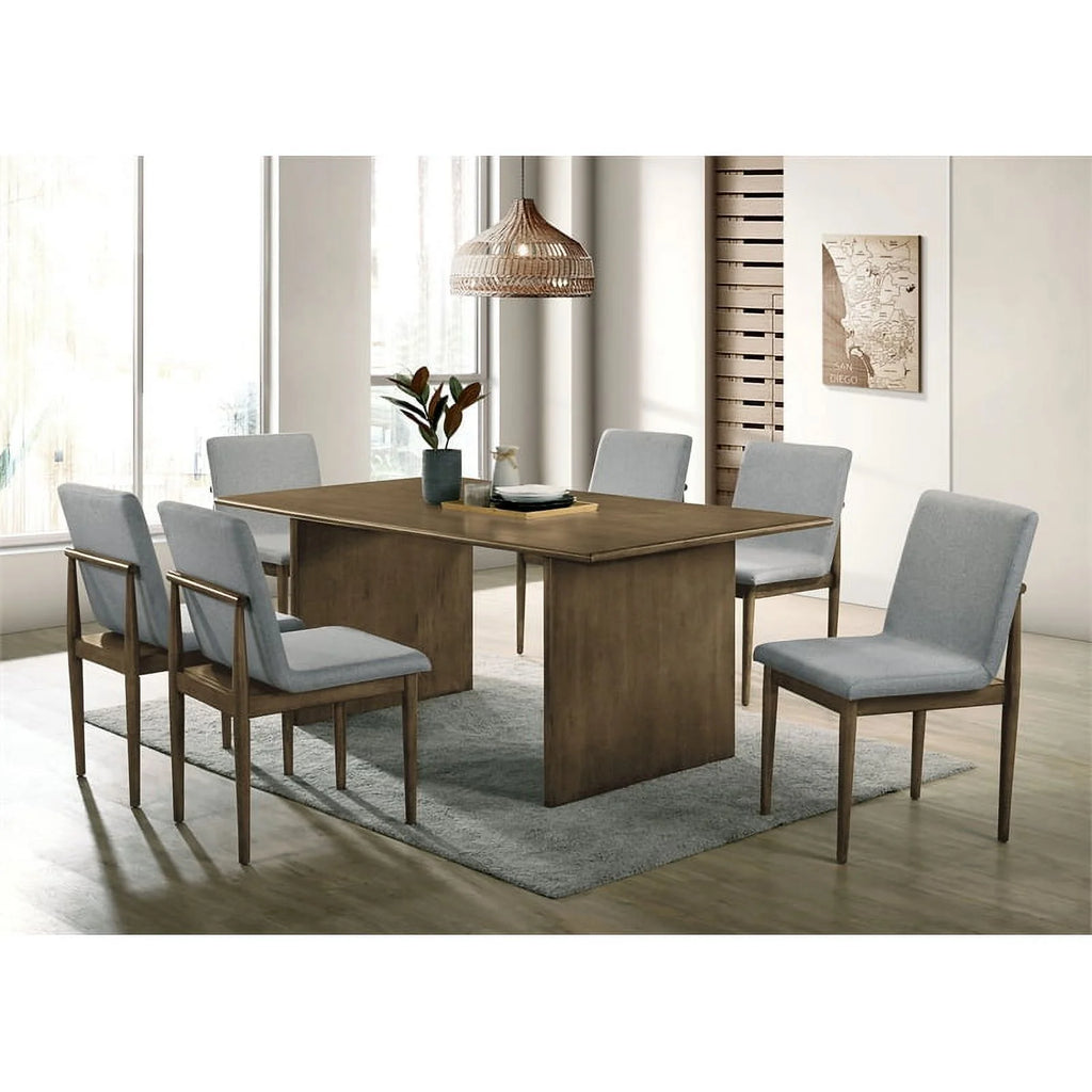 Solid Wood Dining Table Natural Finish N468