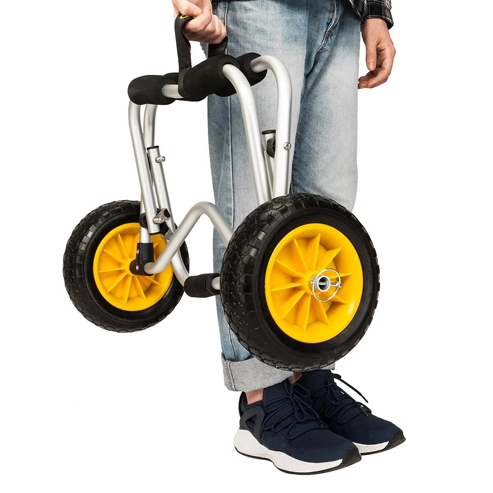 Foldable Kayak Cart with Airless Tires and 2 Ratchet Straps C229