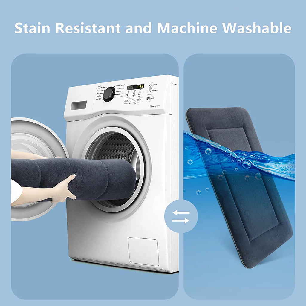 Soft Dog Bed Crate Pad Mat Machine Washable Pet Mattress C317