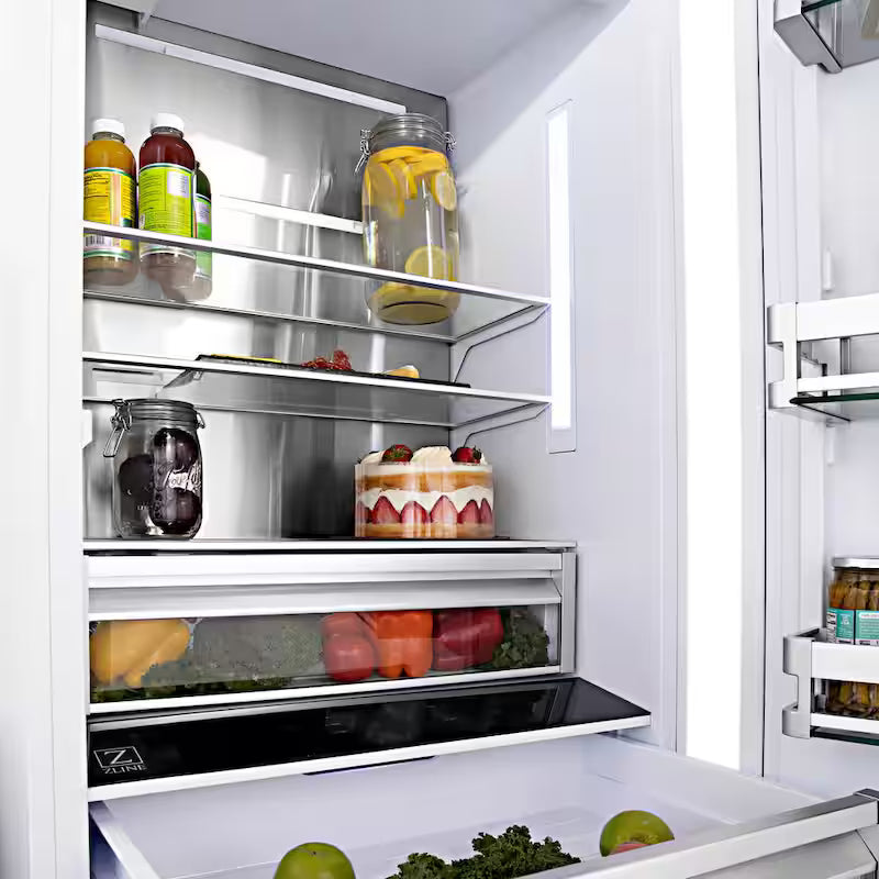 60 in. 4-Door French Door Refrigerator with Champagne Bronze Handles G2277