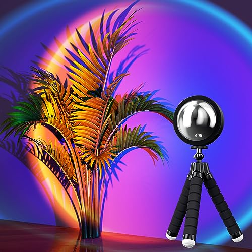 Multicolor LED Projection Sunset Lamp with Remote L5633