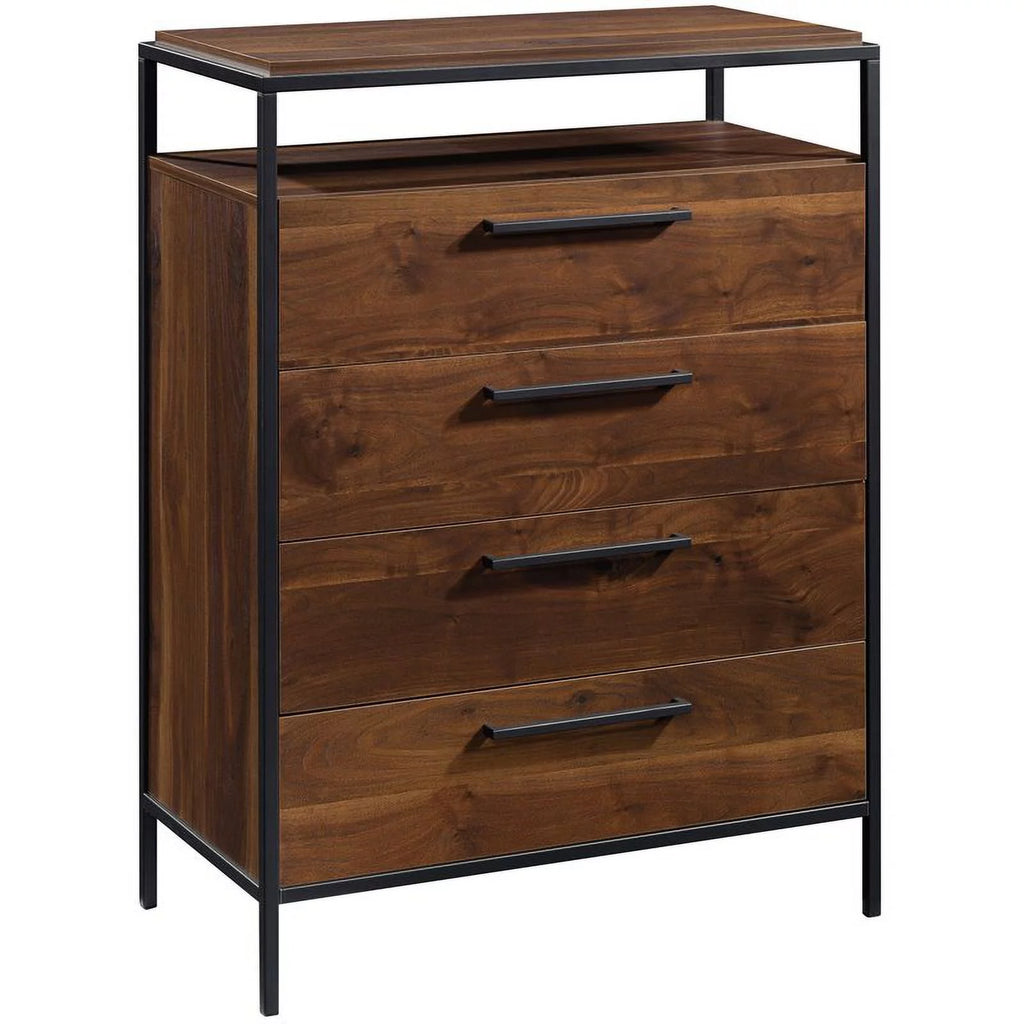 Mid-Century Engineered Wood Chest in Grand Walnut S39209
