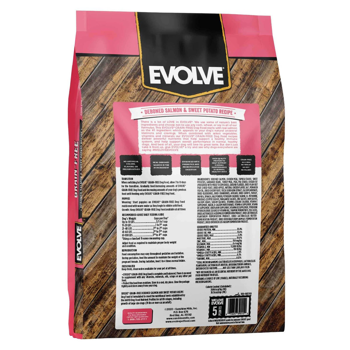 Grain Free Salmon Sweet Potato Dog Food L5260