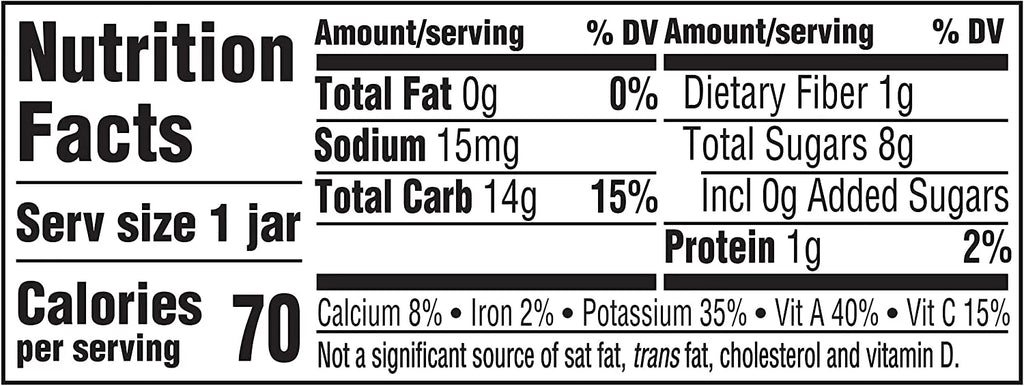 Sweet Potato Baby Food 4 oz Jar 10 Pack V51093