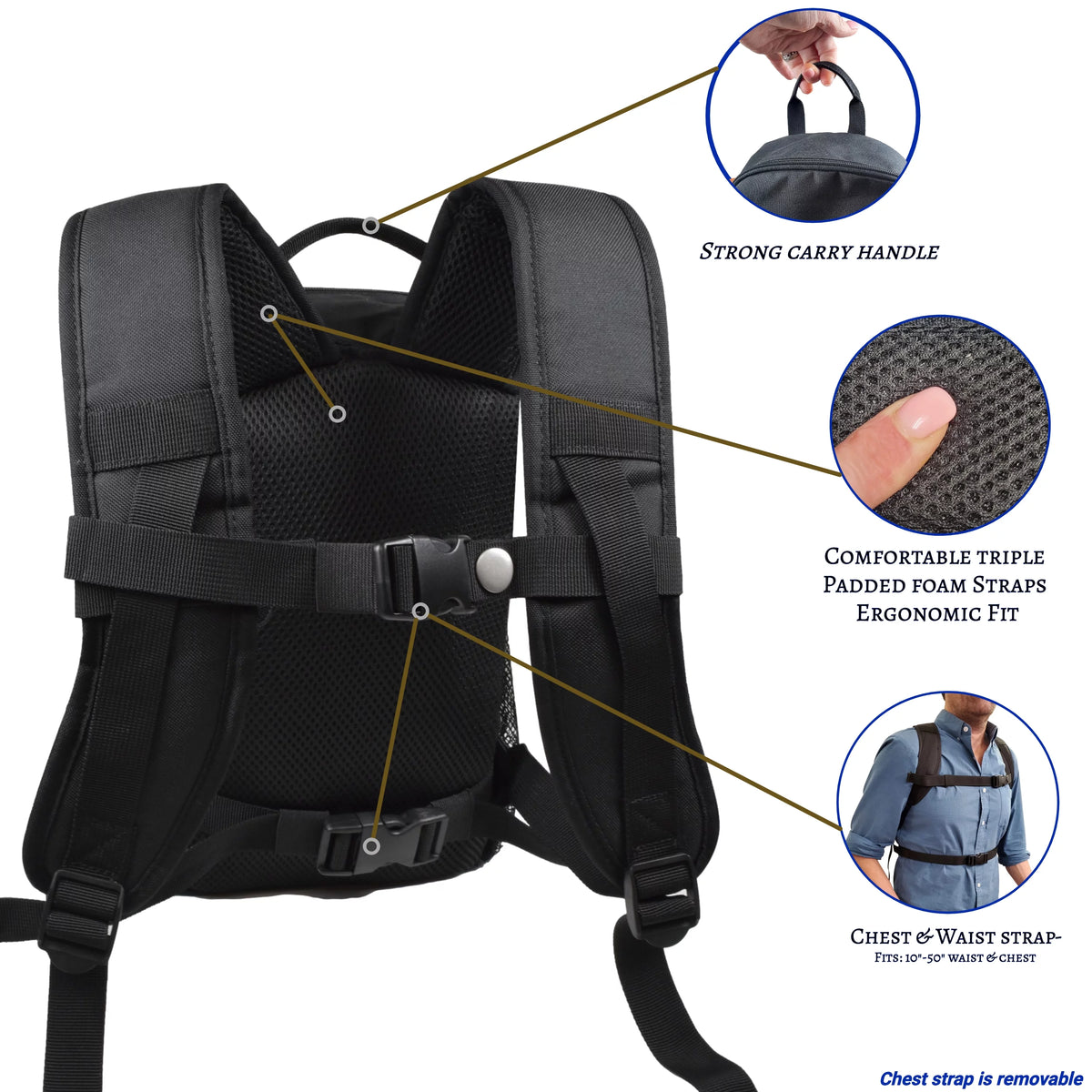 Lightweight Backpack with Storage Q15541