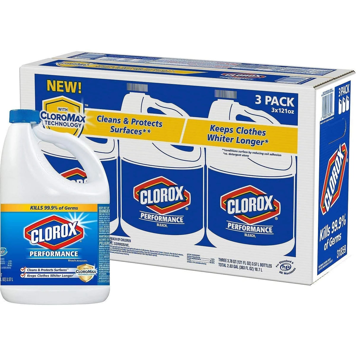 Bleach 121 oz 3 ct A889