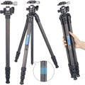 Compact Travel Camera Tripod with Ball Head and Carry Bag T15883