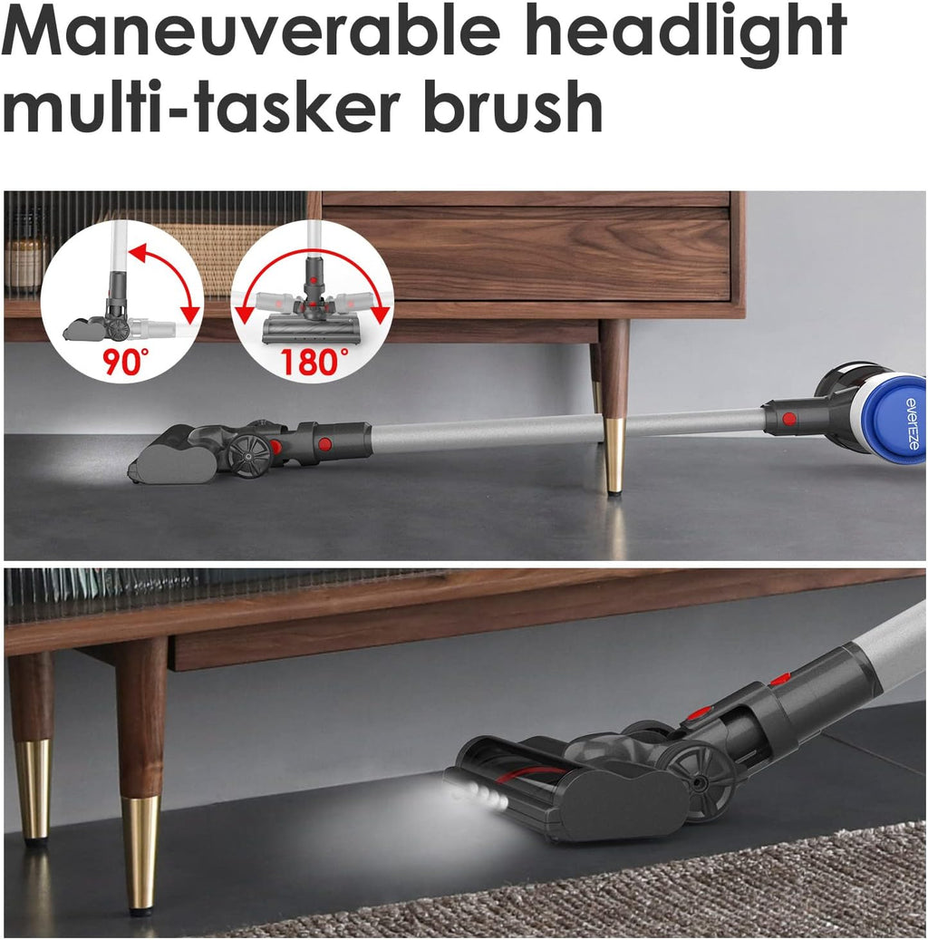 280W 25KPa Cordless Stick Vacuum with 2 Detachable Batteries P791024