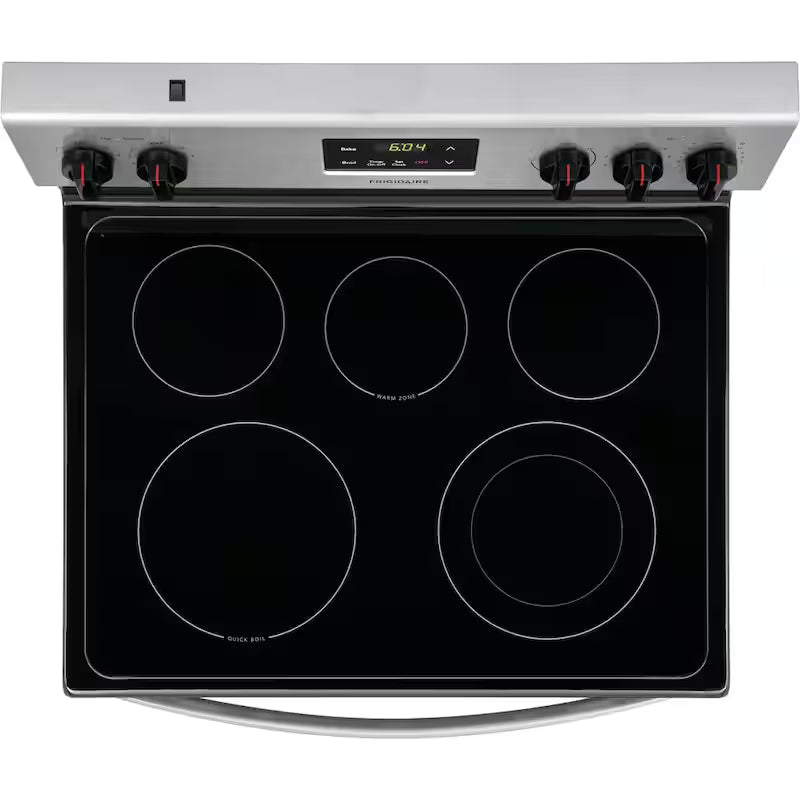 5 Element Freestanding Electric Range in Stainless Steel N672