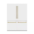 60 in. 4-Door French Door Refrigerator with Champagne Bronze Handles G2277
