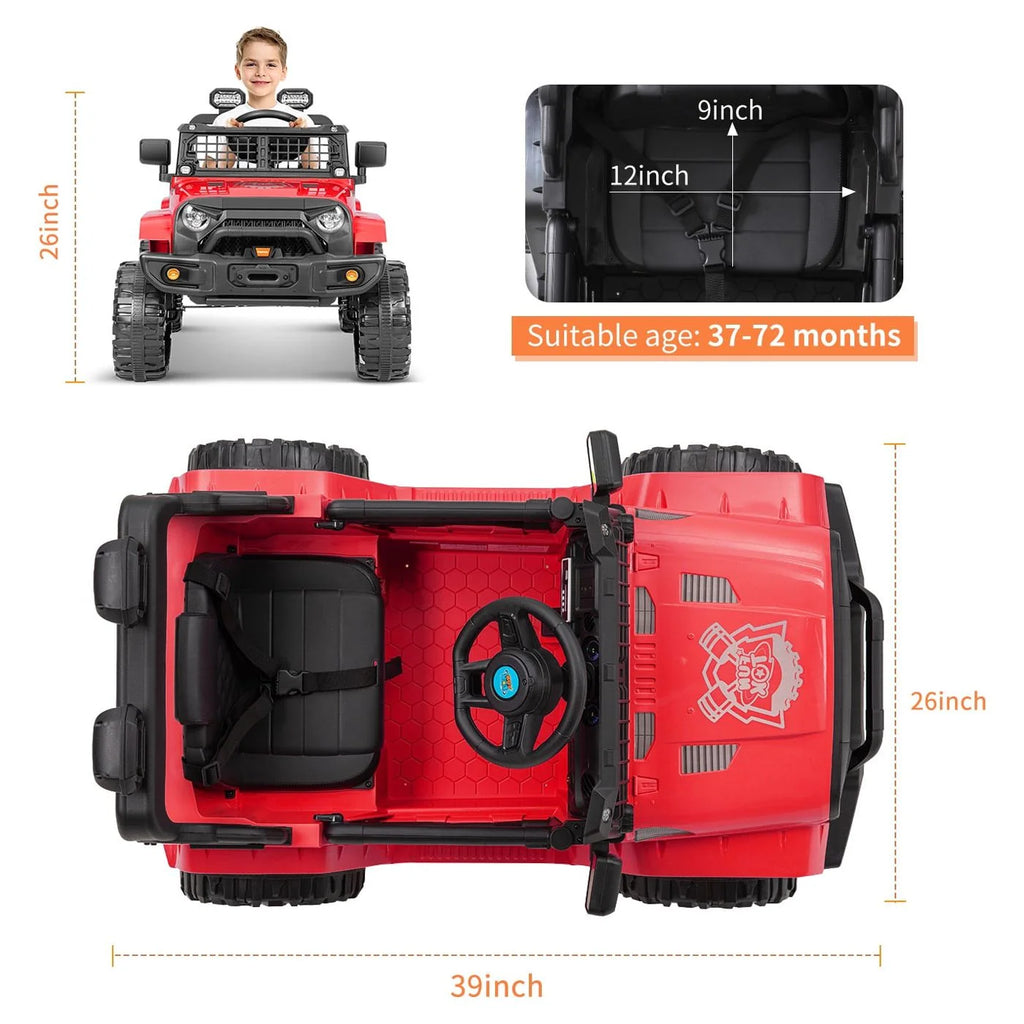 12V Electric Ride on Toy Car with Remote Control V53000
