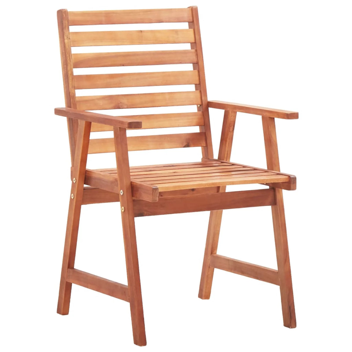 3 pcs Solid Acacia Wood Patio Dining Chairs P69122