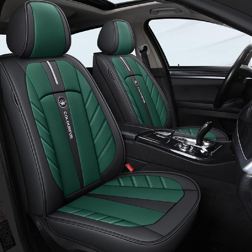 PU Breathable Leather Car Seat Cover 5-Seater T789695