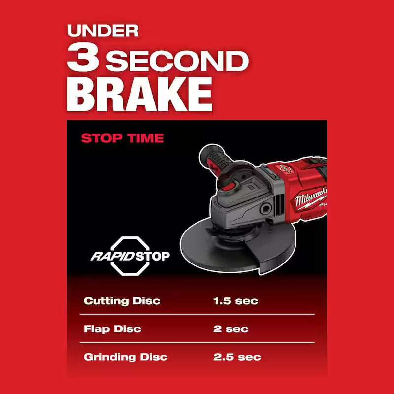 18V Lithium-Ion Brushless Cordless 4-1/2 in./6 in. Grinder L40595